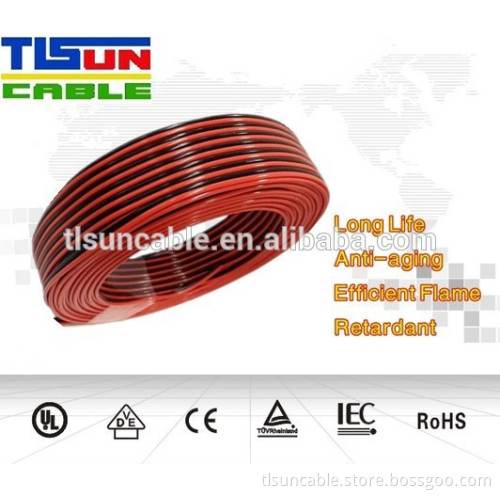 red black OFC 12awg stranded wire speaker cable